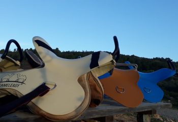 multi color saddle